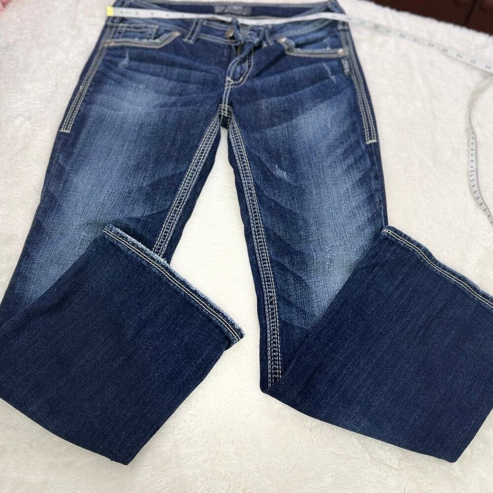Silver Jean Co. Size Waist 29 Length 30 Western Glove Works Style Preloved